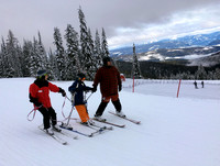 skiing