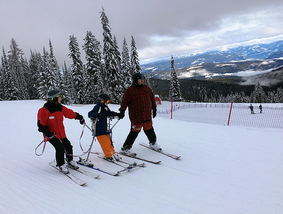 skiing